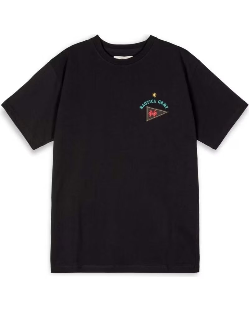 GRIMEY MAGLIETTA A MANICA CORTA GA706-BLK NEGRO