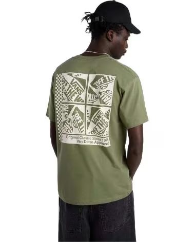 VANS OFF THE WALL CAMISETA DE MANGA CORTA VANS TECH BOXX EN PARA HOMBRE VERDE