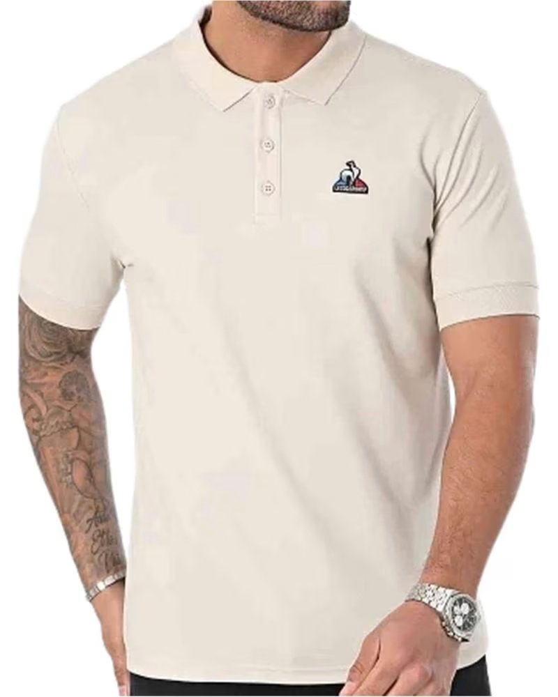 LE COQ SPORTIF POLO DE MANGA CORTA EN PARA HOMBRE BEIGE