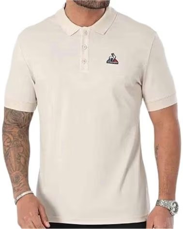 LE COQ SPORTIF POLO DE MANGA CORTA EN PARA HOMBRE BEIGE