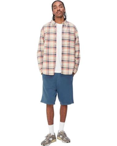 Herren-shorts-CARHARTT-PANTALONES-CORTOS-EN-COLOR-PARA-HOMBRE-AZUL