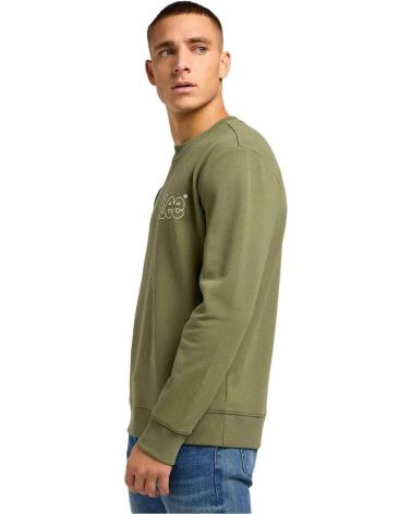 LEE SUDADERAS EN COLOR PARA HOMBRE VERDE