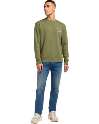 LEE SUDADERAS EN COLOR PARA HOMBRE VERDE