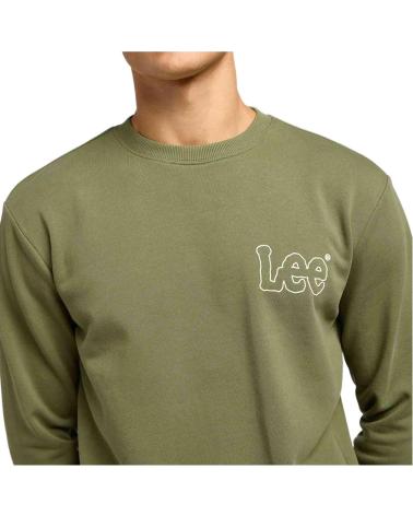LEE SUDADERAS EN COLOR PARA HOMBRE VERDE