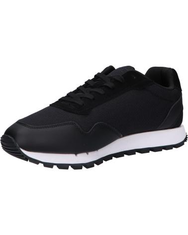 Scarpe sport per Uomo TOMMY HILFIGER EM0EM01081 LEATHER TJM RUNNER BDS BLACK