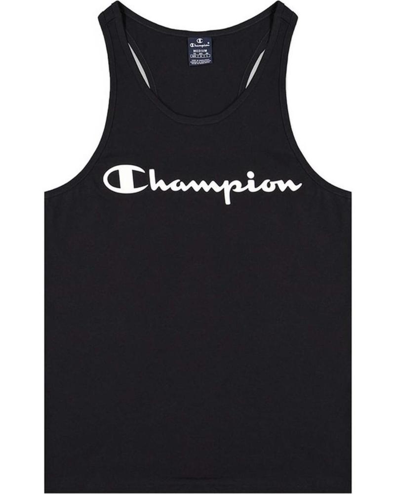 CHAMPION CAMISETAS Y POLOS EN COLOR PARA HOMBRE NEGRO