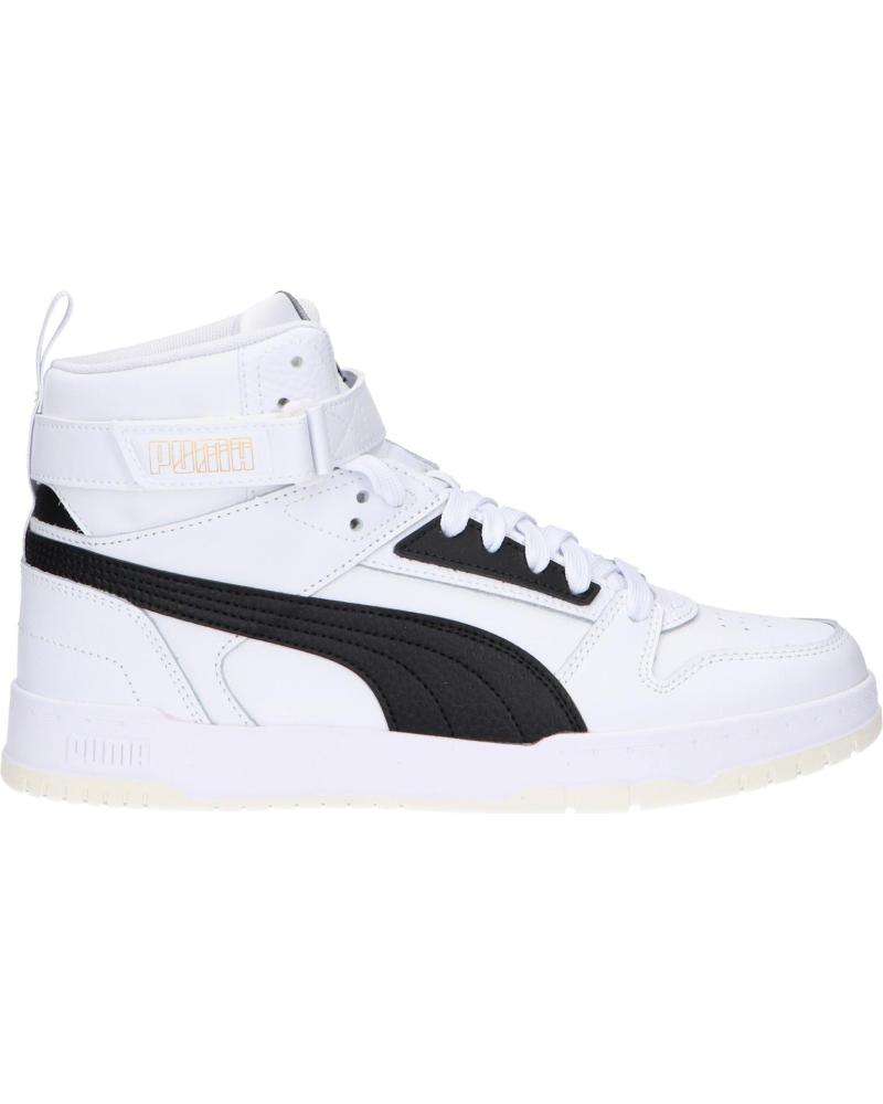Sportif pour Femme et Homme et Fille et Garçon PUMA 385839 RBD GAME 01 WHITE BLACK