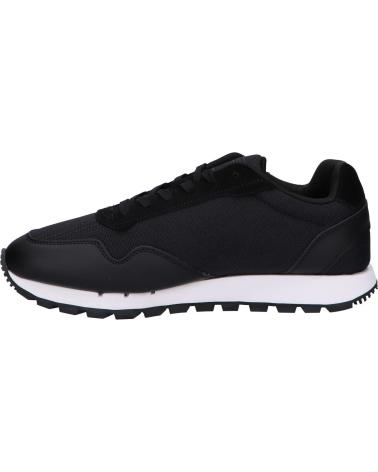 Scarpe sport per Uomo TOMMY HILFIGER EM0EM01081 LEATHER TJM RUNNER BDS BLACK