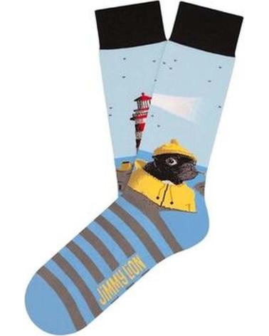 JIMMY LION CALCETINES EN COLOR PARA HOMBRE AZUL