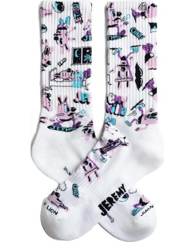 JIMMY LION CALCETINES EN COLOR PARA HOMBRE BLANCO