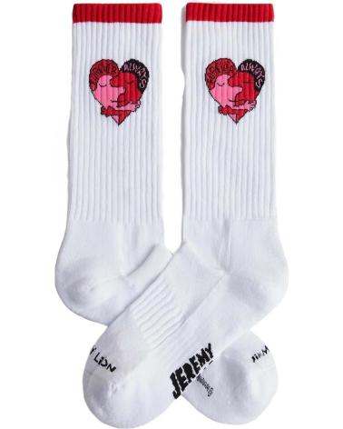 JIMMY LION CALCETINES EN COLOR PARA HOMBRE BLANCO