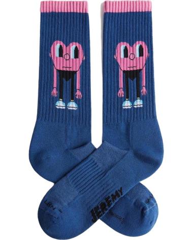JIMMY LION CALCETINES EN COLOR PARA HOMBRE AZUL