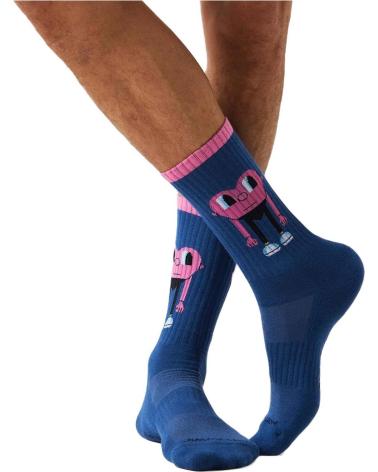 JIMMY LION CALCETINES EN COLOR PARA HOMBRE AZUL
