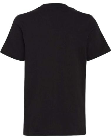 T-SHIRT MANGA CURTA ADIDAS PRETA COM 3 LISTRAS NEGRO