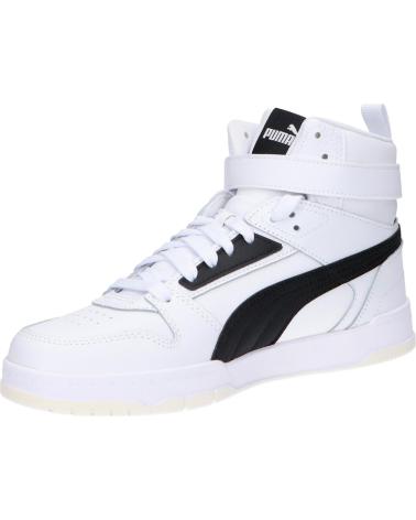 Sportif pour Femme et Homme et Fille et Garçon PUMA 385839 RBD GAME 01 WHITE BLACK
