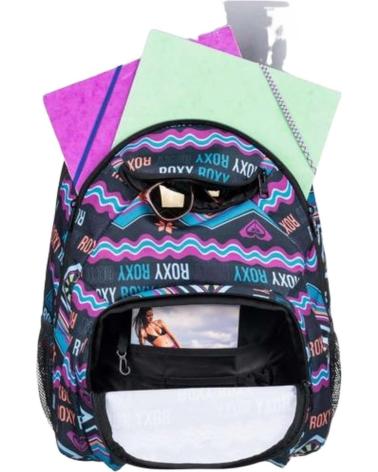 MOCHILA CASUAL ESEOESE CON ESTAMPADO ÉTNICO AZUL AZUL