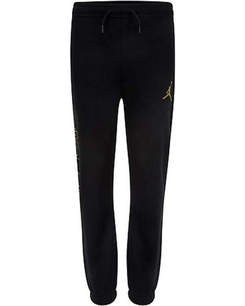 JORDAN PANTALONES LARGOS EN COLOR PARA NINOS NEGRO