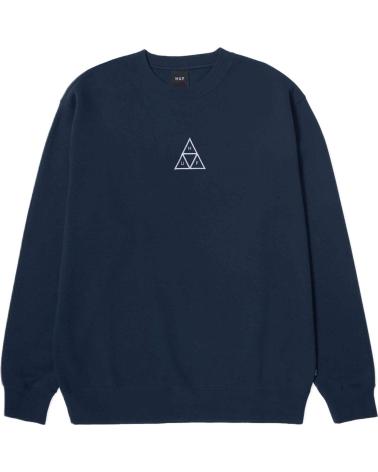 HUF SUDADERAS EN COLOR PARA HOMBRE AZUL