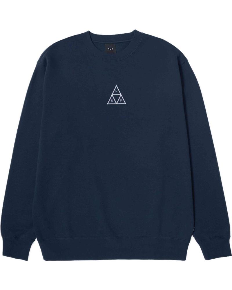 HUF SUDADERAS EN COLOR PARA HOMBRE AZUL