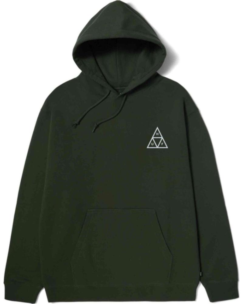 HUF SUDADERAS EN COLOR PARA HOMBRE VERDE