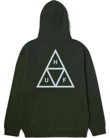 HUF SUDADERAS EN COLOR PARA HOMBRE VERDE