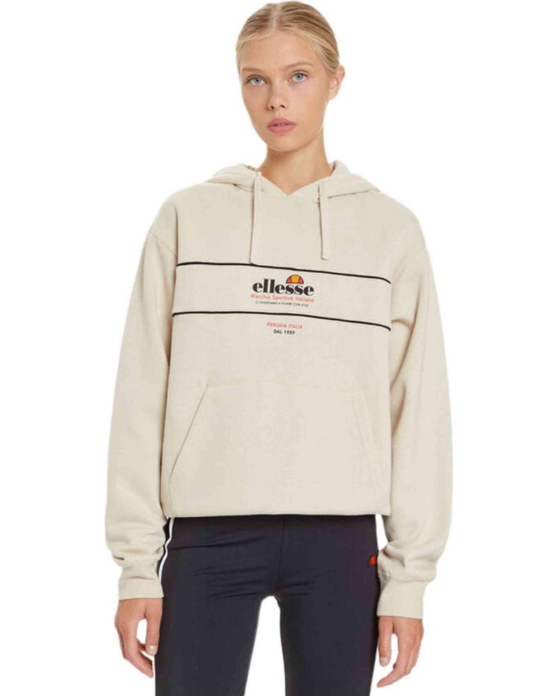 ELLESSE SUDADERAS EN COLOR PARA MUJER BEIGE