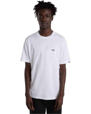 VANS OFF THE WALL BASIC WHITE T-SHIRT FOR MEN NARANJA