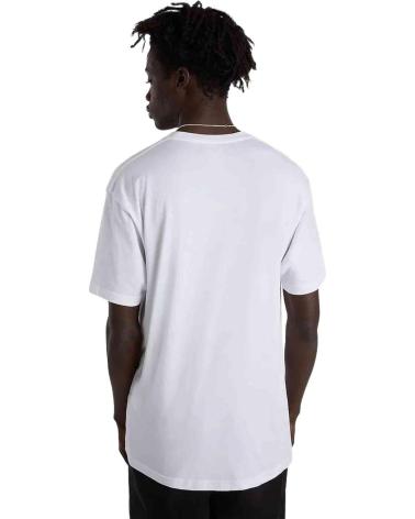 VANS OFF THE WALL BASIC WHITE T-SHIRT FOR MEN NARANJA