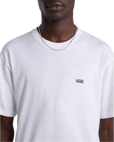 VANS OFF THE WALL BASIC WHITE T-SHIRT FOR MEN NARANJA