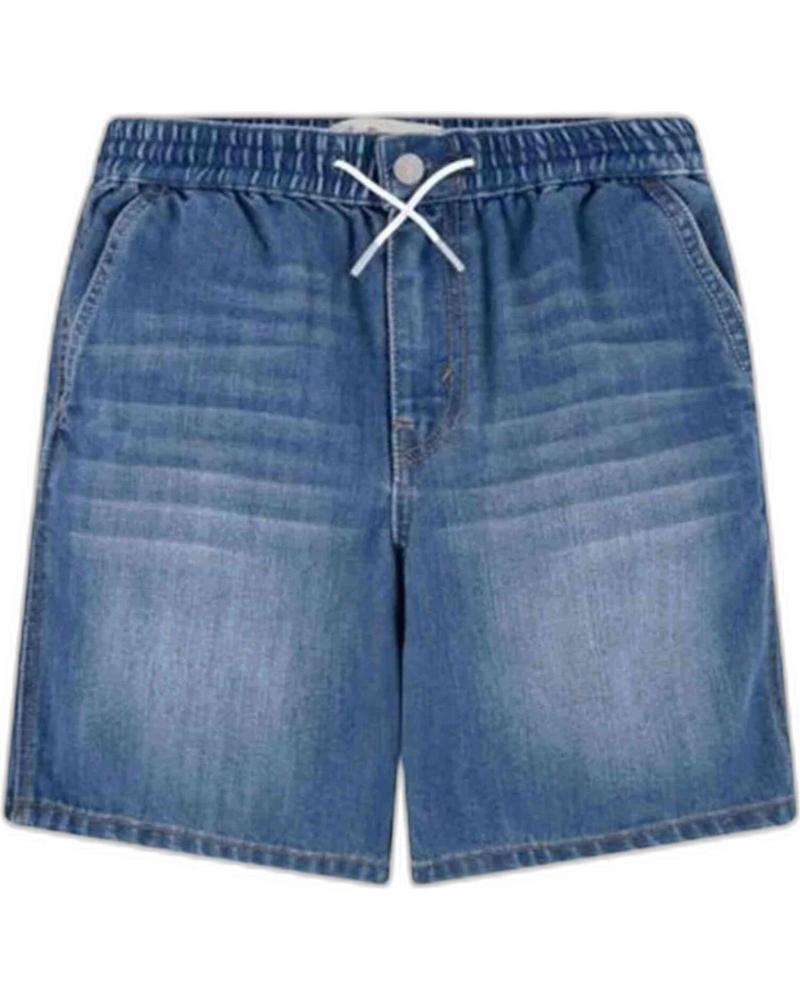 LEVIS PANTALONES CORTOS EN COLOR PARA NINOS AZUL