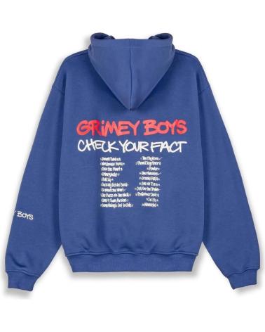 GRIMEY SUDADERAS EN COLOR PARA HOMBRE AZUL