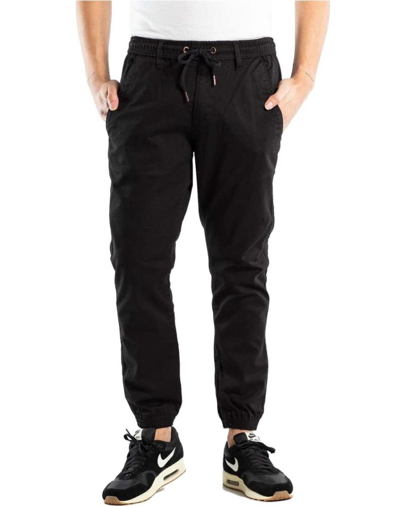 REELL PANTALONES LARGOS EN COLOR PARA HOMBRE NEGRO