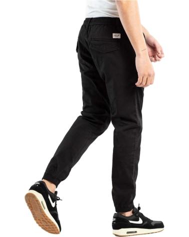 REELL PANTALONES LARGOS EN COLOR PARA HOMBRE NEGRO