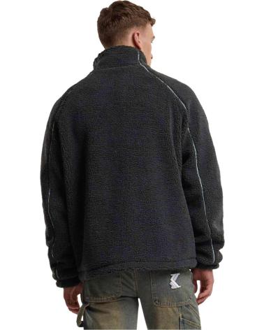 VESTE POLAIRE KARL KANI GRISE AVEC LOGO BRODÉ GRIS