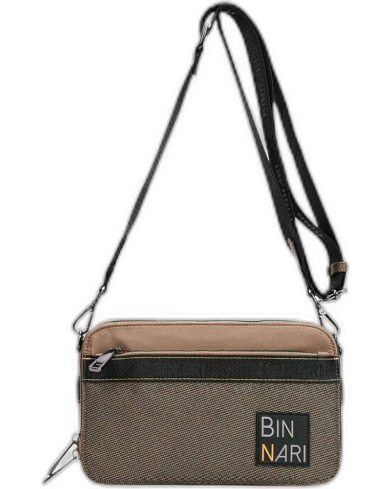 BINNARI BOLSOS Y MOCHILAS EN COLOR PARA MUJER BEIGE