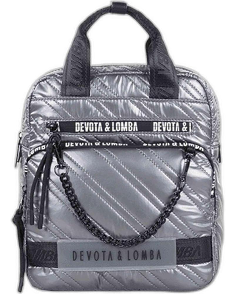 DEVOTA  LOMBA BOLSOS Y MOCHILAS DEVOTA LOMBA EN COLOR PARA MUJER PLATEADO