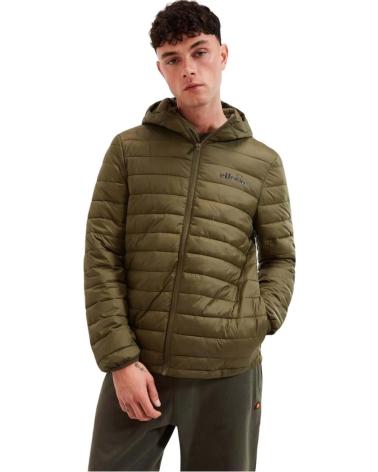 ELLESSE CHAQUETA ACOLCHADA ELLESSE CON CAPUCHA PARA HOMBRE VERDE
