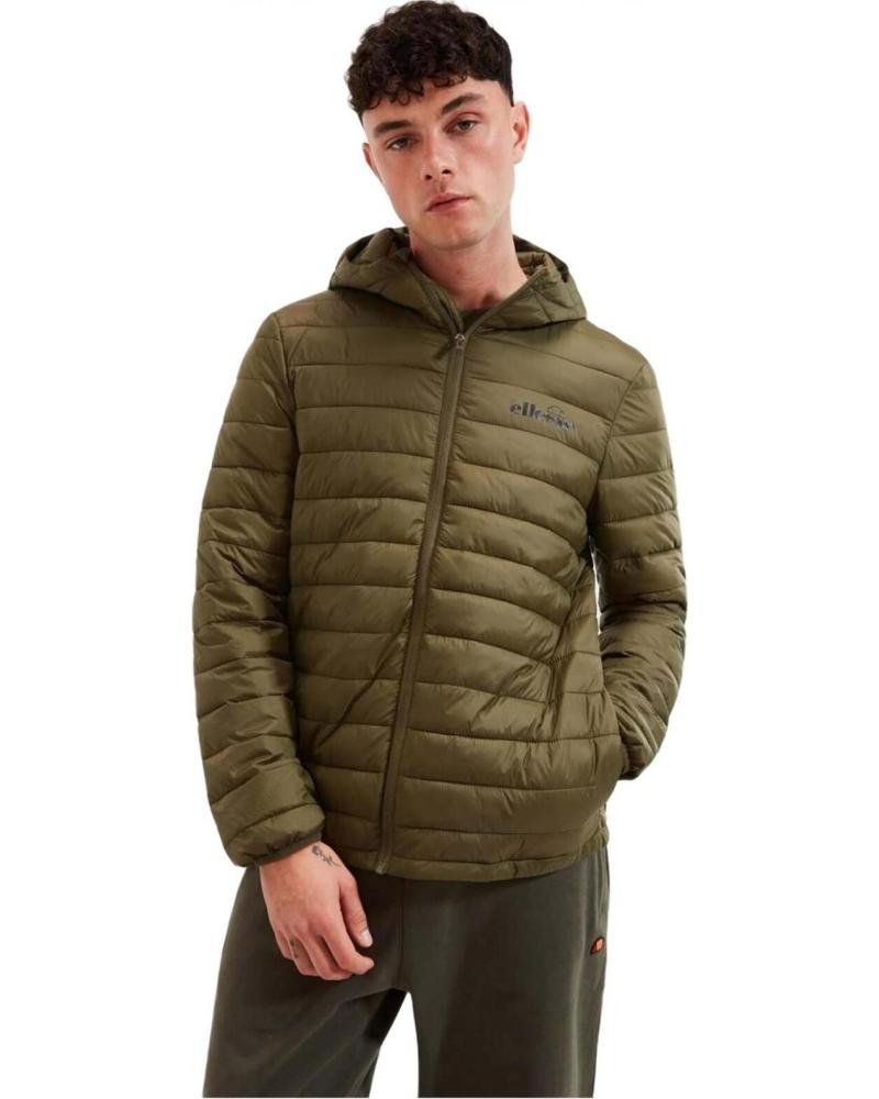 ELLESSE CHAQUETA ACOLCHADA ELLESSE CON CAPUCHA PARA HOMBRE VERDE