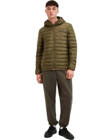 ELLESSE CHAQUETA ACOLCHADA ELLESSE CON CAPUCHA PARA HOMBRE VERDE