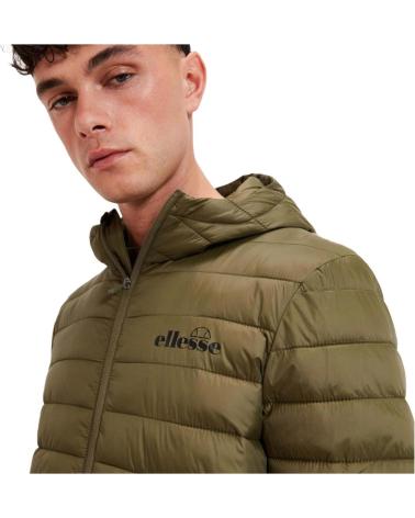 ELLESSE CHAQUETA ACOLCHADA ELLESSE CON CAPUCHA PARA HOMBRE VERDE