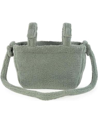 PASITO A PASITO GREEN STROLLER ORGANIZER BAG WITH BEAR CHARM VERDE