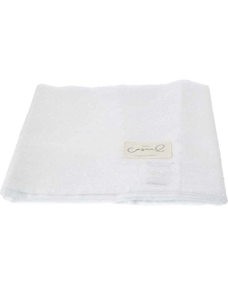 COIMASA SWADDLE BLANKET FOR BABY, WHITE BLANCO