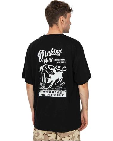 T-SHIRT NERA DICKIES CON STAMPA POSTERIORE NEGRO