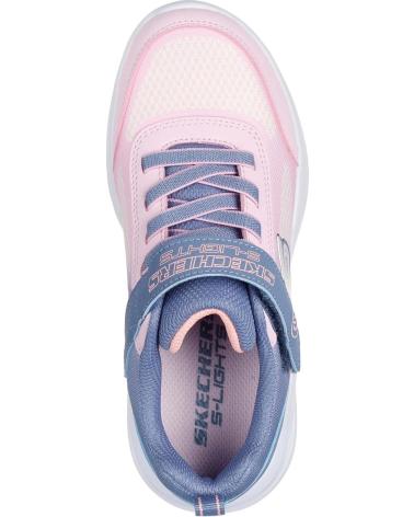 SKECHERS CASUAL-SNEAKER IN ROSA MIT KLETTVERSCHLUSS ROSA