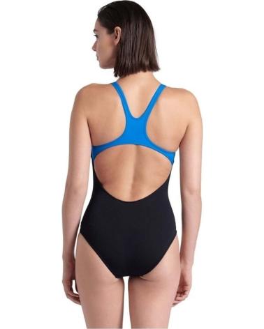 MAILLOT DE BAIN ARENA FEMME NOIR DÉTAILS BLEUS MULTICOLOR