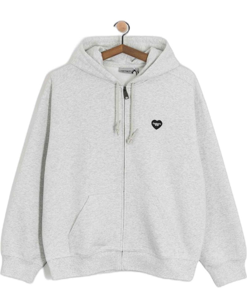 MOLETOM COM CAPUZ CARHARTT UNISSEX CINZA GRIS
