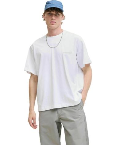 JACK AND JONES CAMISETA JCOUUNION BACK PRINT TEE CREW BRIGHT WHITE BLANCO