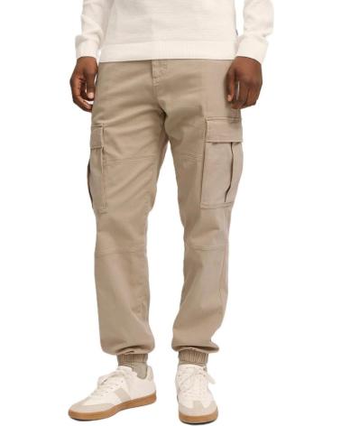 JACK AND JONES PANTALON CARGO JACK JONES JPSTKANE JONNIE CUFFED CROCKERY-BE BEIGE