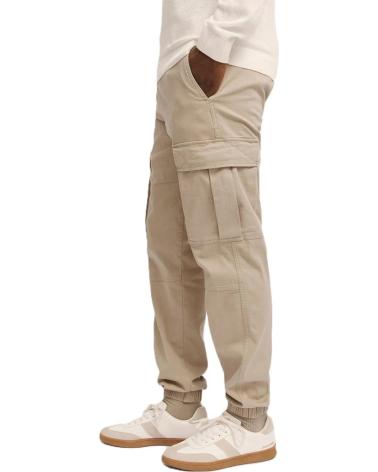 JACK AND JONES PANTALON CARGO JACK JONES JPSTKANE JONNIE CUFFED CROCKERY-BE BEIGE