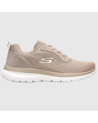 SKECHERS 12607 BEIGE ATHLETIC SHOES BEIGE